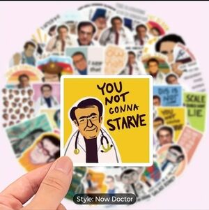 Dr. Now Funny Stickers